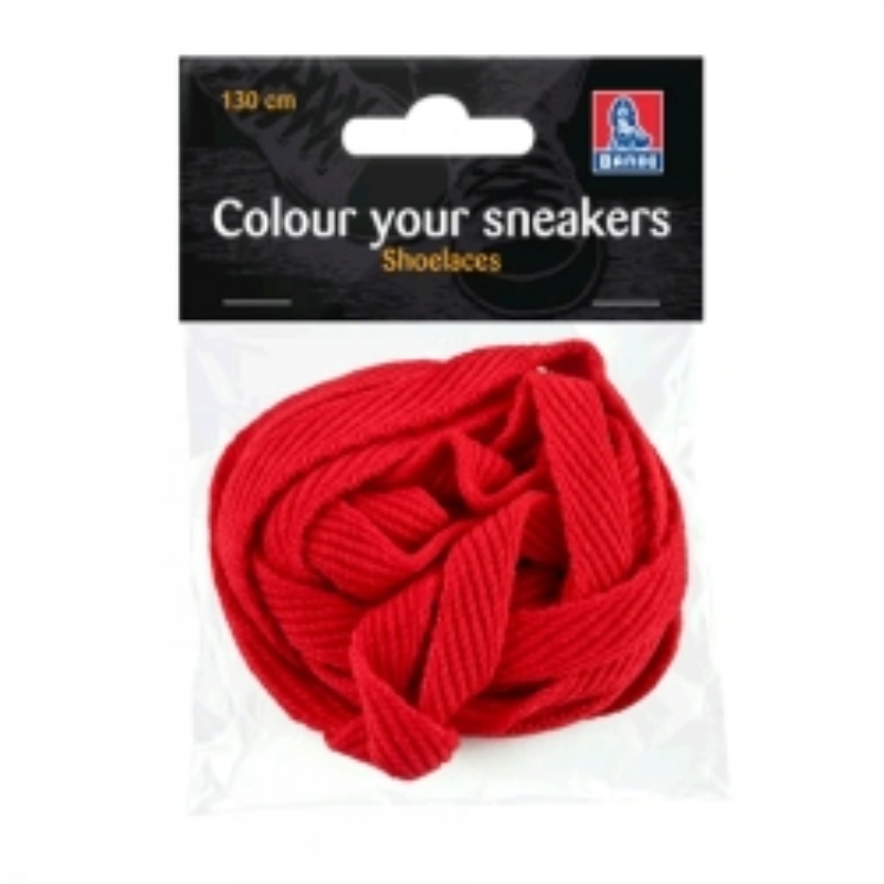 Colour Your Sneakers Shoelaces Röd